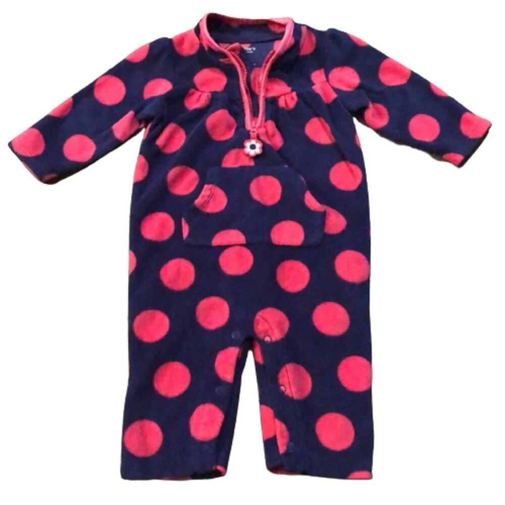 Carters Polka Dot Fleece Outfit